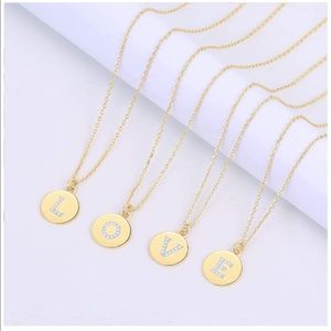 Initial necklaces